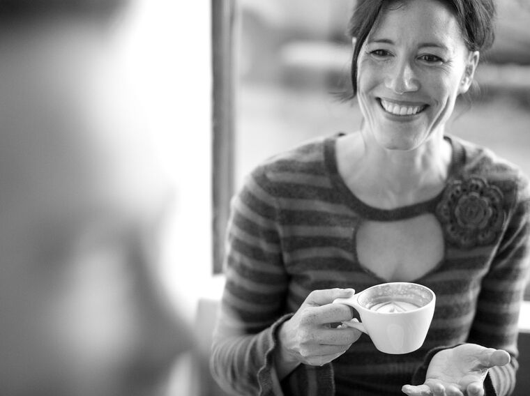 Foto vrouw vitaal